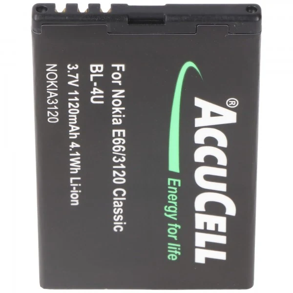 AccuCell bea..fon sl360 Akku passend für Ihr Bea-Fon Handyakku SL360 Abmessungen 62,25 x 38,15 x 4,75 mm