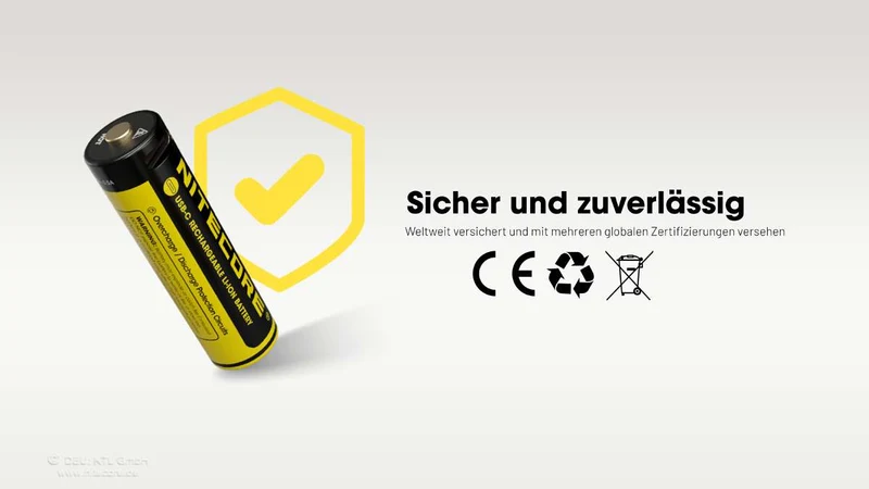 Nitecore Li-Ion Akku, 1,5V, USB-C, 2400mAh (4 St.)