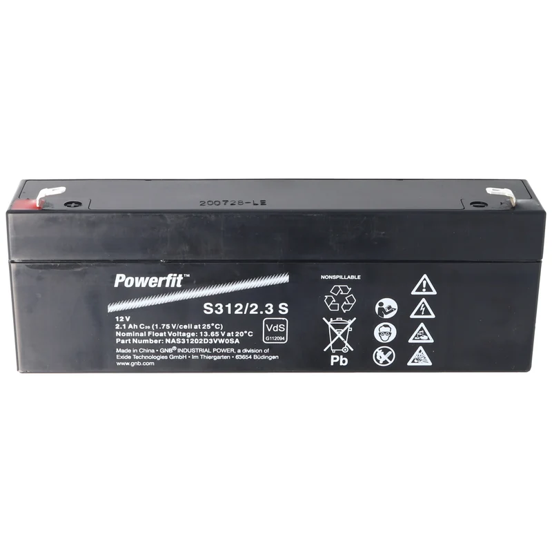 Exide Powerfit S312/2.3 S Blei Akku 12 Volt mit 2100mAh