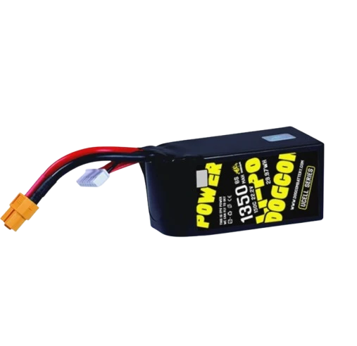 DOGCOM 1350mAh 150C 6S 22,2V UCELL-Serie mit XT60-Stecker