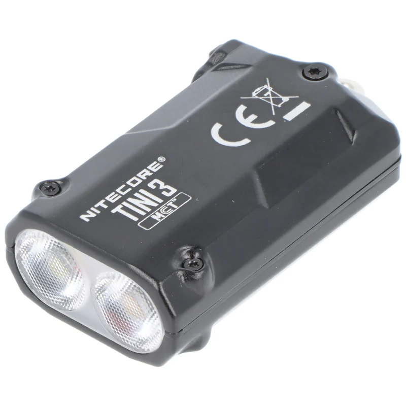 Nitecore TINI 3 Mini LED-Taschenlampe, für den Schlüsselbund, MCT UHE LEDs, 600 Lumen, wiederaufladbar