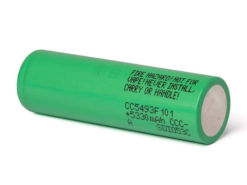 Samsung INR21700-58E (CC5493F101) 5490 mAh¹ (5330 mAh min.²) 3,6V-3,7V Li-ionen Akku