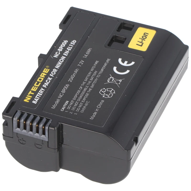 Nitecore EN-EL15b Kamera Akku für Nikon