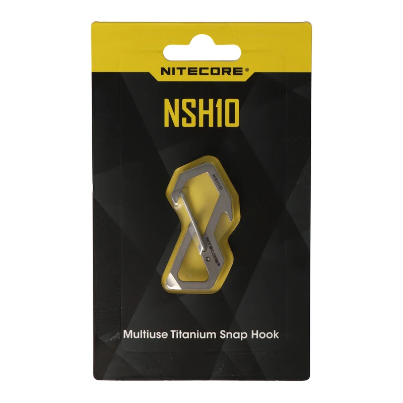 Nitecore Titan Karabiner NSH10, auch verwendbar als Flaschenöffner und Schlitzschraubendreher