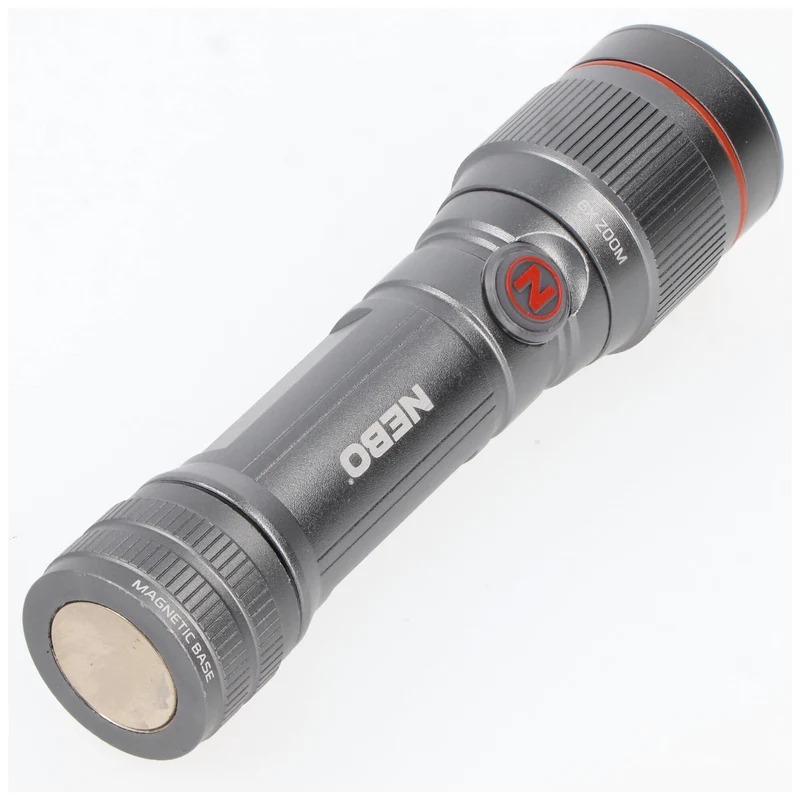 NEBO LED Taschenlampe 450 FLEX mit bis zu 450lm und 237m Leuchtweite integrierter Li-ion Akku 3,7V 600mAh