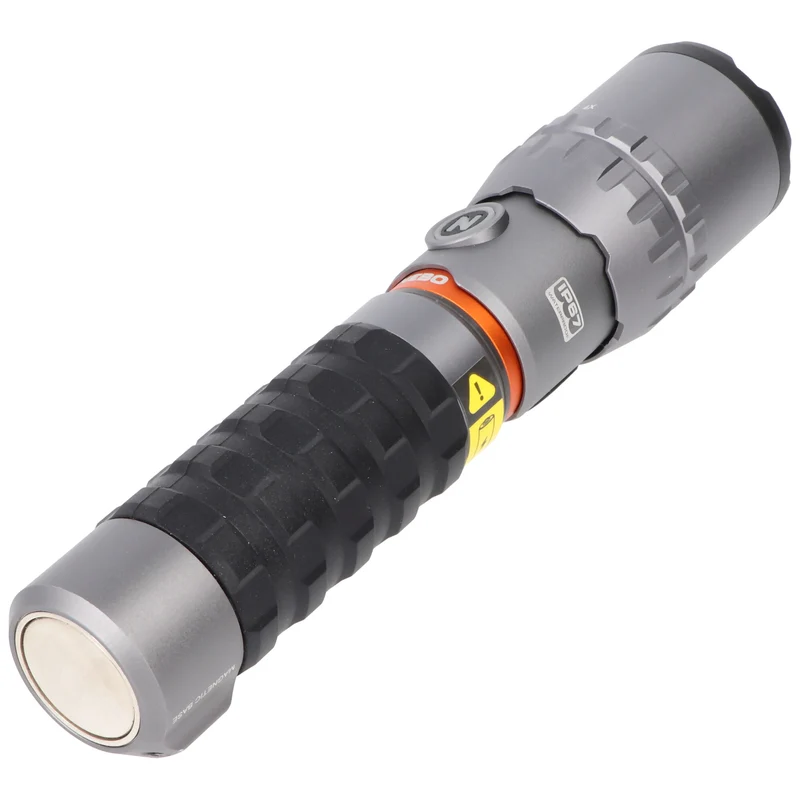 NEBO LED Taschenlampe SLYDE KING 2K mit bis zu 2000lm und 409m Leuchtweite integrierter Li-ion 18650 Akku 3,7V 2200mAh
