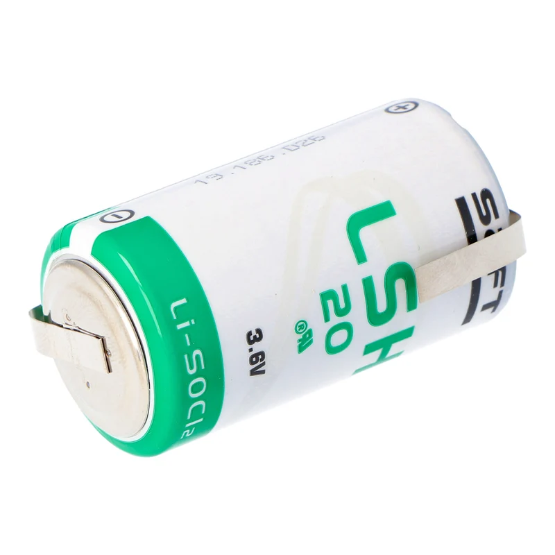 SAFT LSH 20 Lithium Batterie 3.6V Primary LSH20 mit Z-Lötfahnen