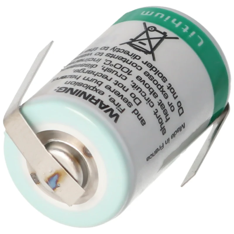 SAFT LS14250CNR Lithium Batterie, Size 1/2 AA, Lötfahnen Z-Form