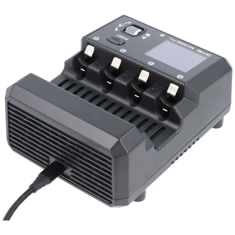 SkyRC NC3000 Pro intelligentes Ladegerät mit Analyse-Funktion für NiMH/NiCD Akkus der Größe AA, AAA