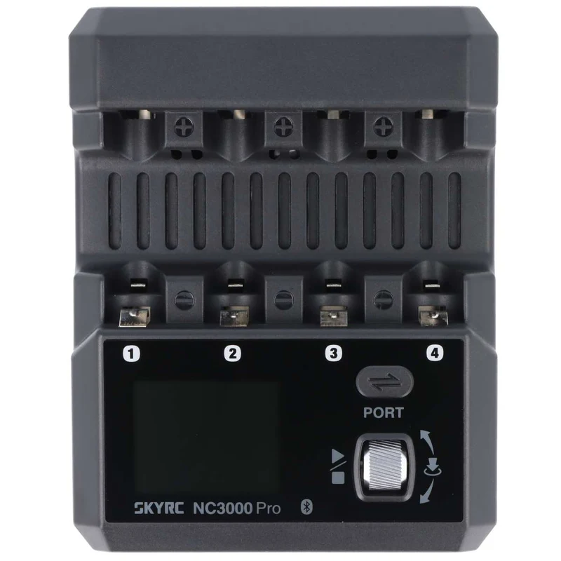 SkyRC NC3000 Pro intelligentes Ladegerät mit Analyse-Funktion für NiMH/NiCD Akkus der Größe AA, AAA
