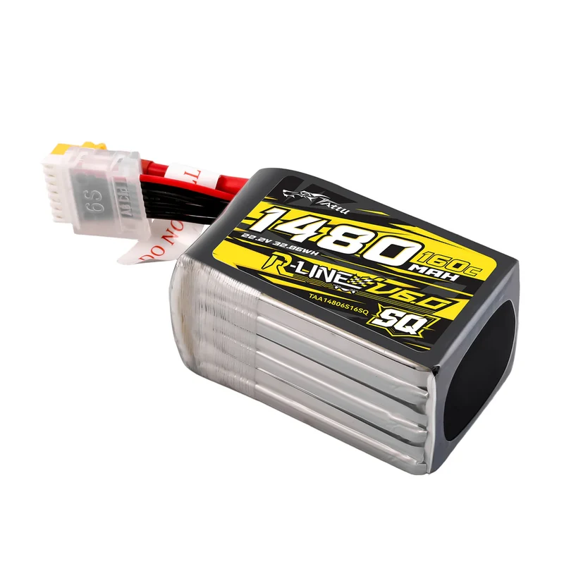 Tattu R-Line V6 1480mAh 6S 160C SQ LiPo-Akku mit XT60