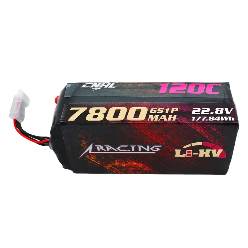 CNHL Racing Series LiHV 7800mAh 22,8 V 6S Lipo-Akku 120C mit XT90-Stecker