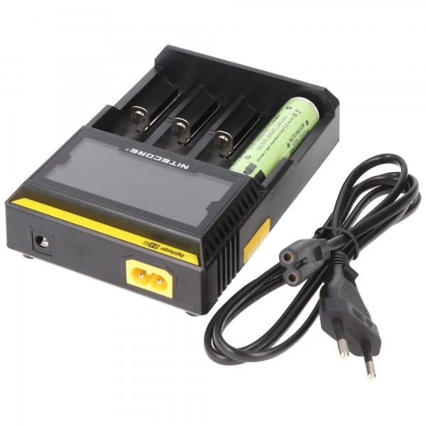 Panasonic Energie Set - 6 x 18650 plus Nitecore PREMIUM-Ladegerät D4EU