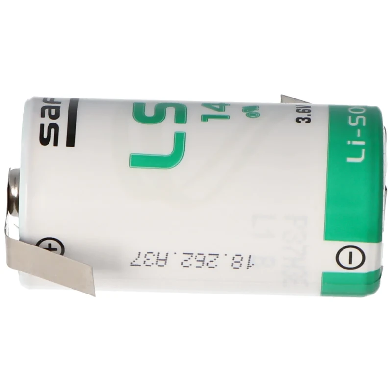 SAFT LSH14CNR Lithium Batterie 3.6V 5500mAh mit Lötfahnen in Z-Form