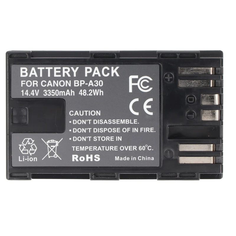 AccuCell Akku passend für CANON BP-A30 Li-Ion 14.4V 3350mAh