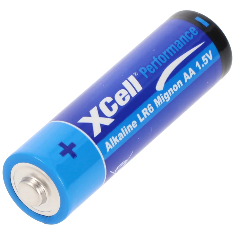 XCell Batterie Alkaline Mignon, AA, LR6, umweltfreundliche Verpackung, 4er Blister