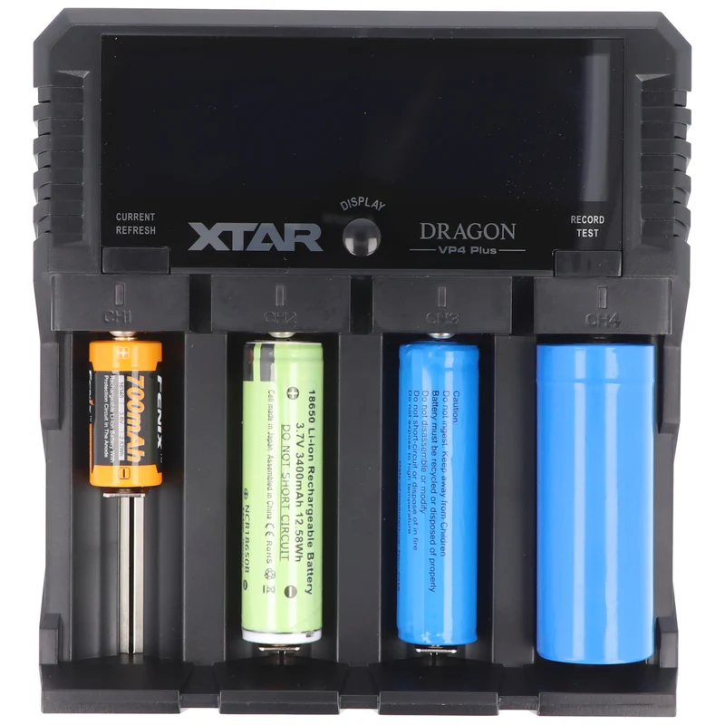 Xtar Universal Schnell-Ladegerät für Li-Ion, NiMH und 3s Akkupack, Akkulänge max. 73mm