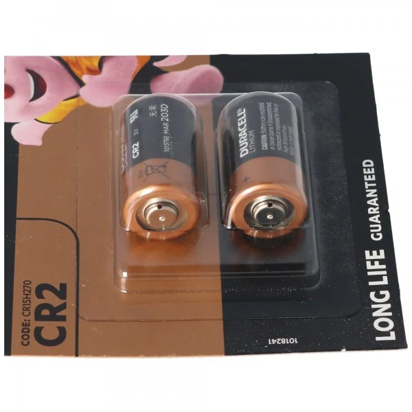 Duracell Photobatterie CR2 Ultra Lithium 3Vmax. 850mAh im 2er Blister, CR15H270