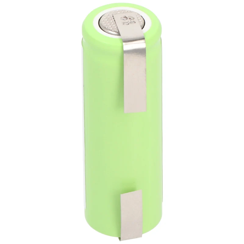 AccuCell NiMH Akku kompatibel für Braun Oral-B Professional 4729, 1,2V 1400mAh 4/5AA mit Lötfahne U-Form