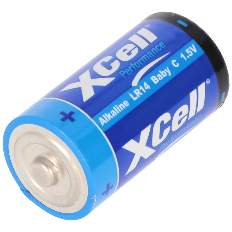 XCell Batterie Alkaline Baby, C, LR14, umweltfreundliche Verpackung, 1.5V, 2er Blister
