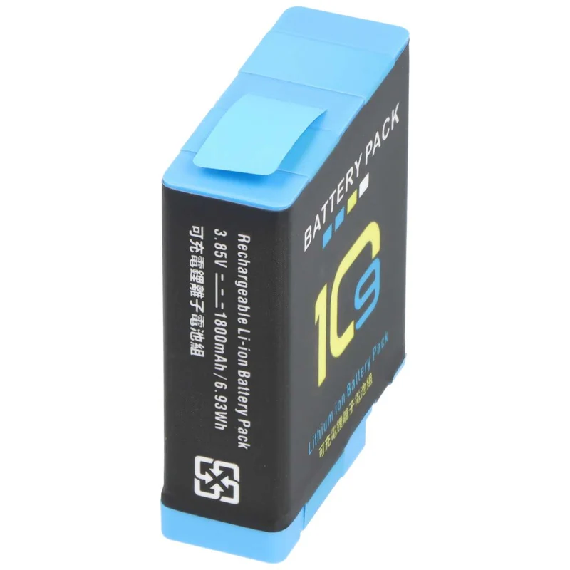 AccuCell Akku passend für GoPro Hero 9 Hero 10 Li-ion 3,85V 1800mAh 6,9Wh