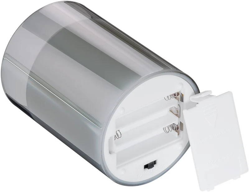 Goobay 3er-Set LED-Echtwachs-Kerzen im Glas - Wunderschöne und sichere Lichtlösung für viele Bereiche wie Haus und Loggia, Büros oder Schulen