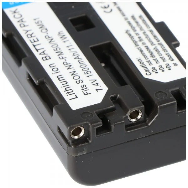 AccuCell Akku passend für Sony NP-QM50, Sony NP-QM51