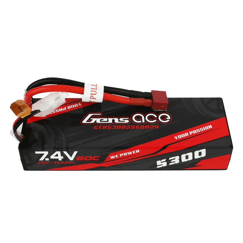 Gens Ace 5300mAh 2S 60C 7,4 V LiPo-Akku mit Deans-Stecker
