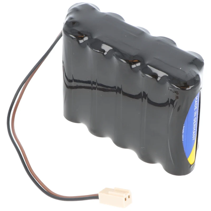 Varta Ersatzbatteriepack für ACO Quantrix-KV 3.0 AlMn 15V 2970mAh F2x5 Mignon AA mit 150mm Kabel und PS2 Stecker
