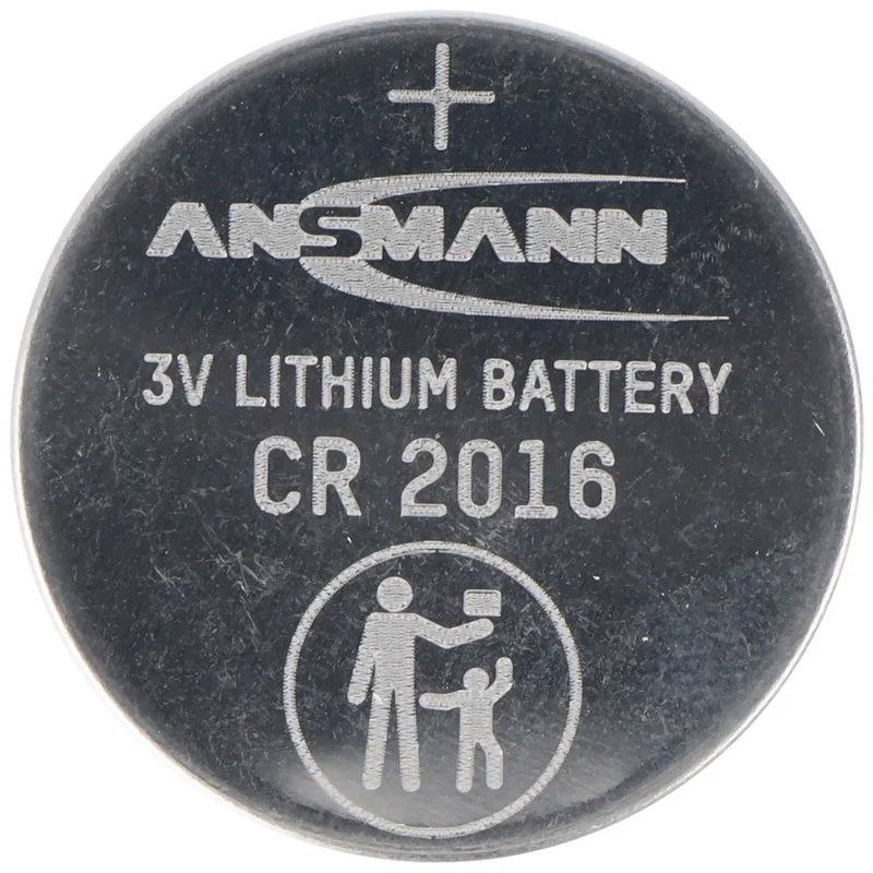 Ansmann Lithium Knopfzelle CR2016, 3 Volt