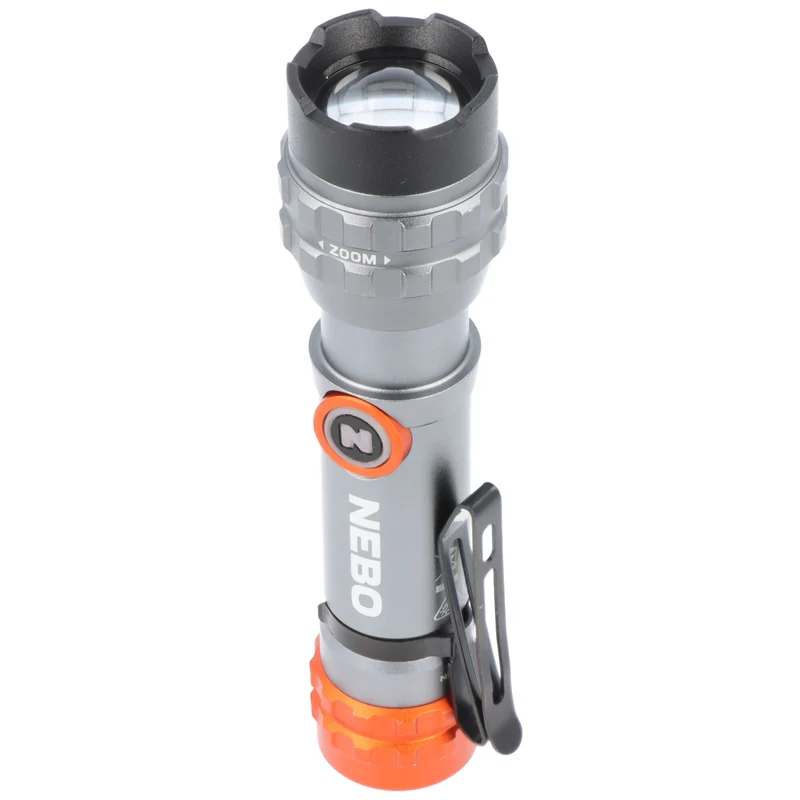 NEBO LED Taschenlampe Davinci 450L Flex mit bis zu 450 Lumen und 237 Meter, mit Li-Ion 14500 Akku