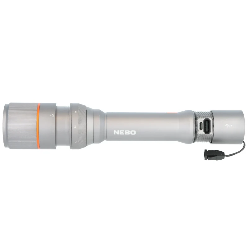 NEBO LED Taschenlampe Davinci 3500 mit bis zu 3.500 Lumen und 131 Meter, mit 21700 Li-Ion Akku