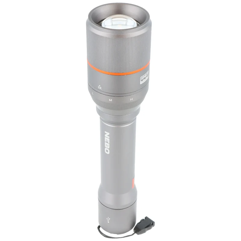 NEBO LED Taschenlampe Davinci 3500 mit bis zu 3.500 Lumen und 131 Meter, mit 21700 Li-Ion Akku