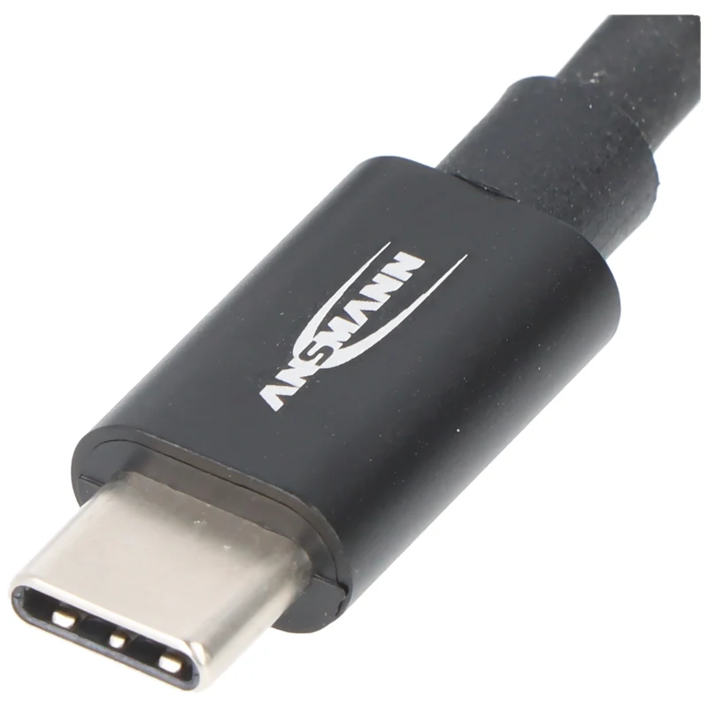 Ansmann USB Typ-C auf Typ-C Daten- und Ladekabel, 2 Meter
