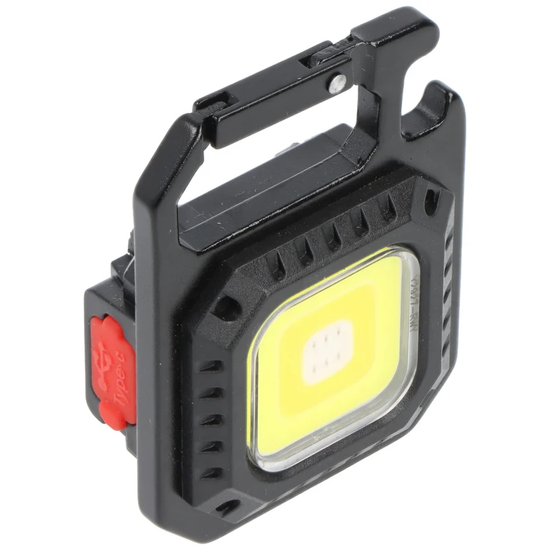 XCell Akku LED-Leuchte Square mit bis zu 1000 Lumen Helligkeit, Mini Leuchte, wiederaufladbar, 3-farbige COB-LED
