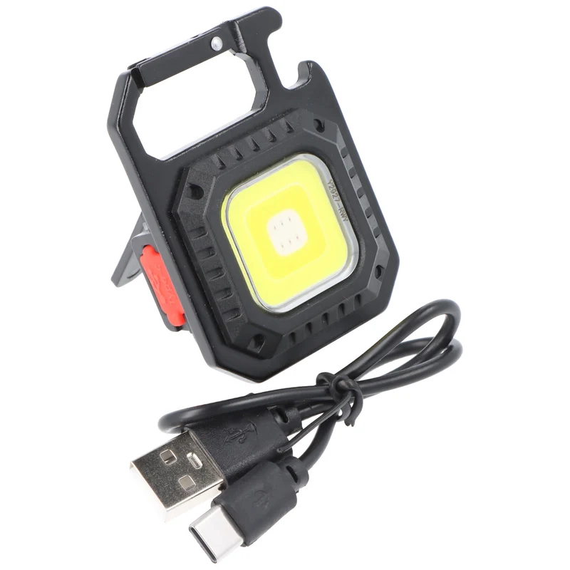 XCell Akku LED-Leuchte Square mit bis zu 1000 Lumen Helligkeit, Mini Leuchte, wiederaufladbar, 3-farbige COB-LED