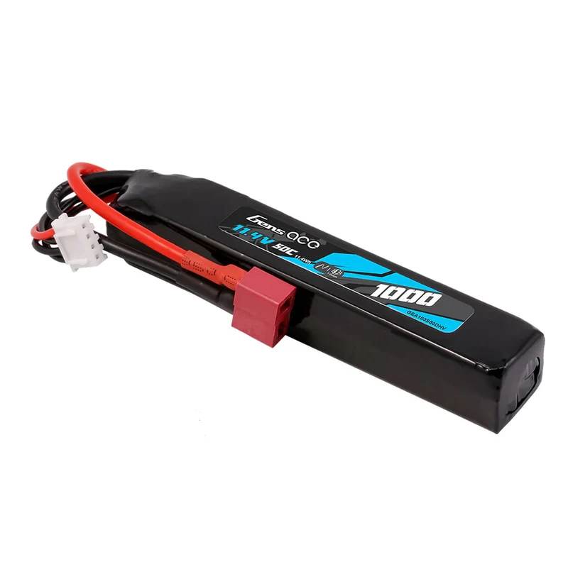 Gens Ace 1000mAh 3S 50C 11,4V HV LIPO Akku mit Deans(T)