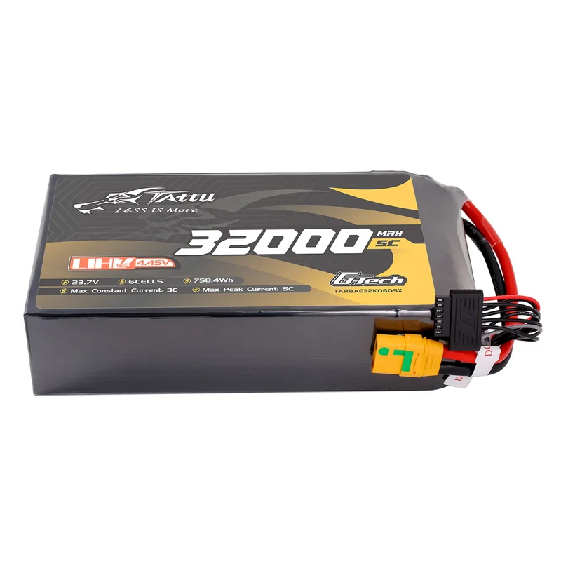Tattu G-Tech Ultrahochspannung 32000mAh 5C 23,7V 6S1P XT90S-F Lipo-Akku