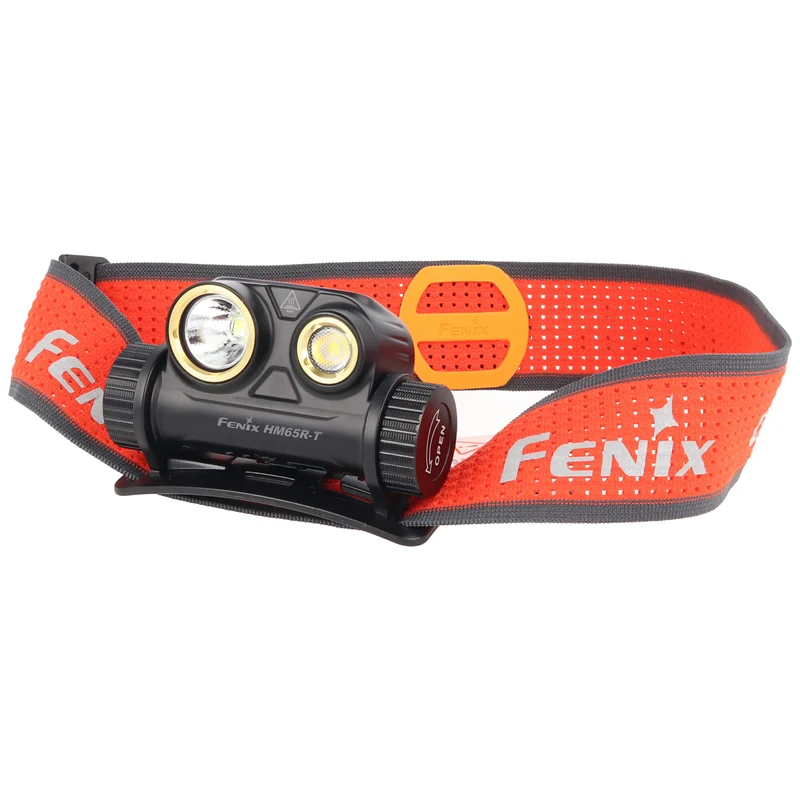 Fenix HM65R-T Stirnlampe, wiederaufladbare LED Stirnleuchte mit max. 1300 Lumen, Ladung über USB-C, inklusive Fenix ARB-L18-3500 Akku