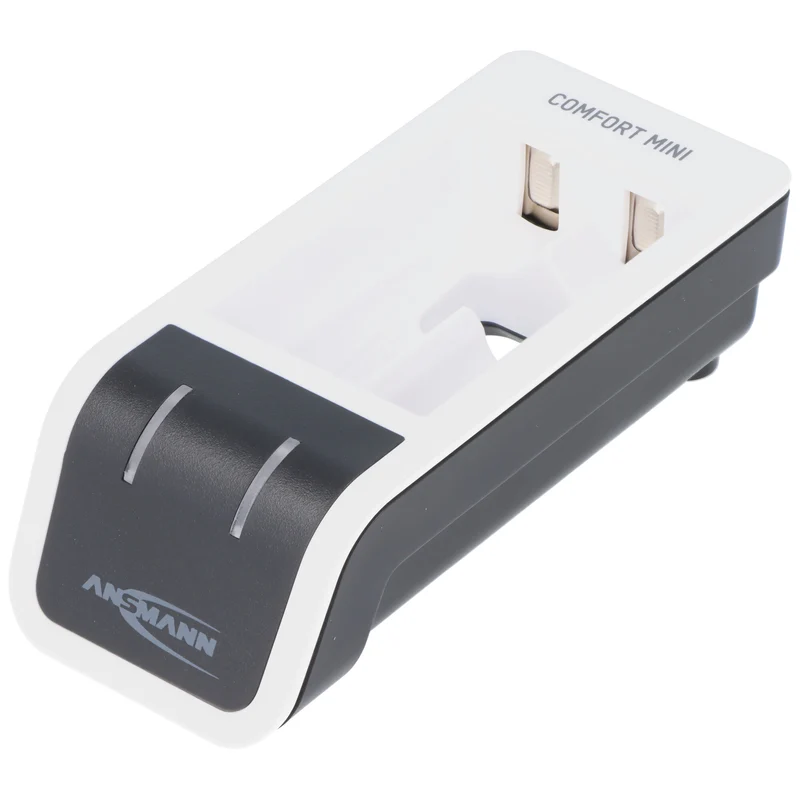 Ansmann Schnell-Ladegerät Comfort Mini für 1-2 NiMH Micro AAA, Mignon AA Akkus, USB Eingang