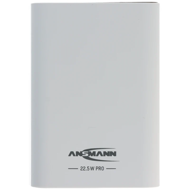 Ansmann Powerbank PB222PD 20.000mAh, schnellladefähig, ultrakompakt und leicht, weiß
