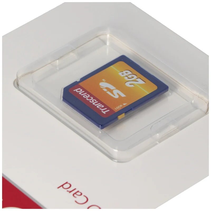Transcend SD Karte 2GB Speicherkarte im Briefmarkenformat