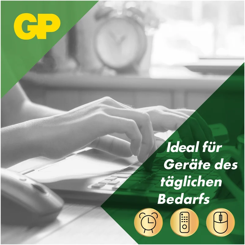 GP Batteries AAA Micro Batterie GP Alkaline Super 1,5V 20 Stück