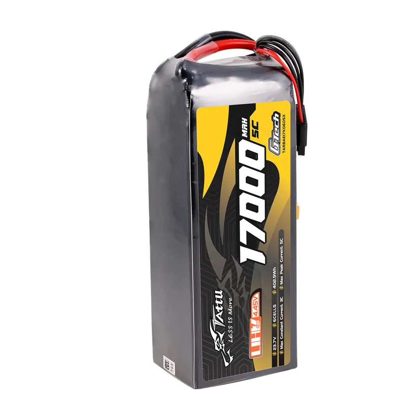 Tattu G-Tech Ultrahochspannung 17000mAh 5C 23,7V 6S1P XT90S-F Lipo-Akku
