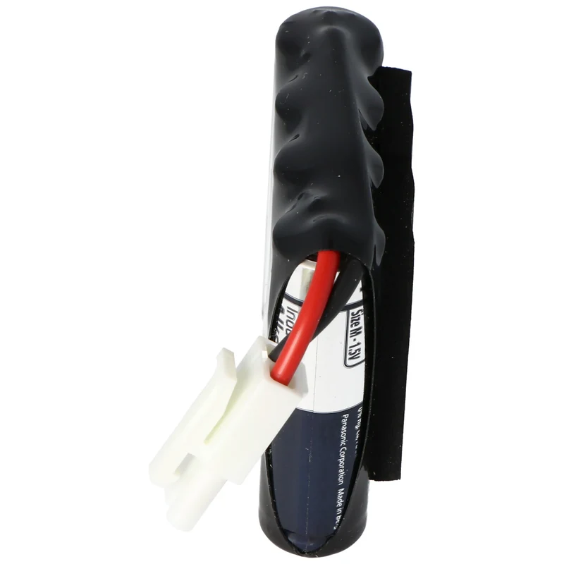 AccuCell 6 Volt Batterie passend für SAG Schlagbaum Schließanlagen, Typ 3850000.020.000, 3850000020000 mit Kabel und Stecker