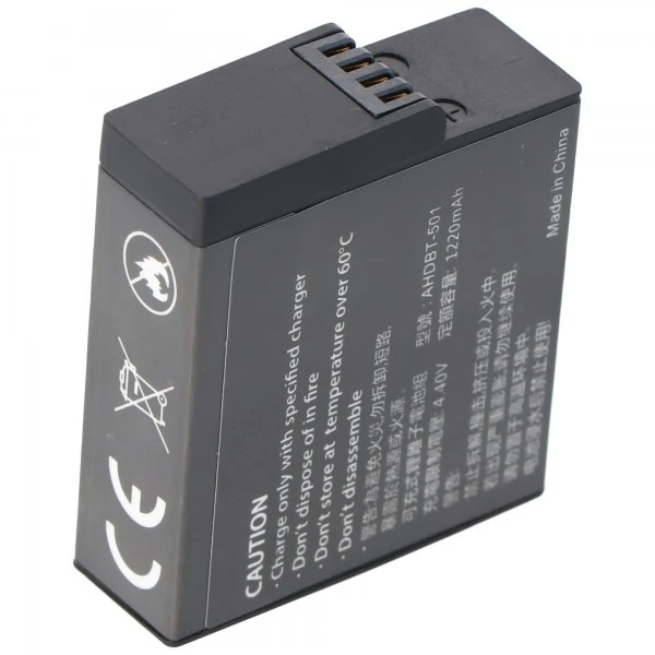 AccuCell Akku passend für den GoPro Hero 5 Akku AABAT-001 Li-Ion 3,85 Volt