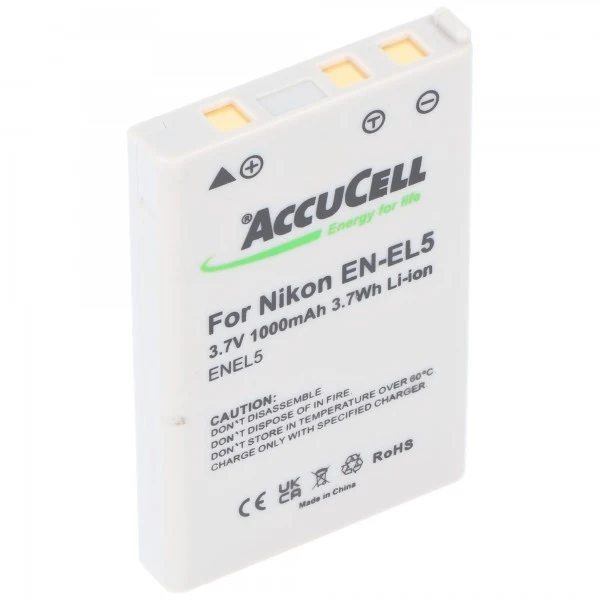 AccuCell Akku passend für Nikon EN-EL5, Duracell CP1