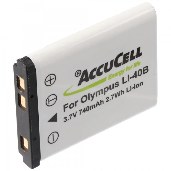 AccuCell Akku passend für Kodak M873, Akku passend für Leica Sofort Kamera, Akkutyp BP-DC17