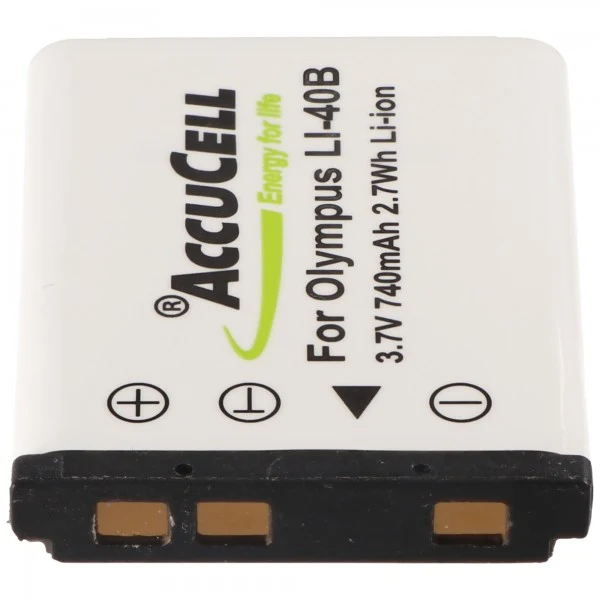 AccuCell Akku passend für Kodak M873, Akku passend für Leica Sofort Kamera, Akkutyp BP-DC17