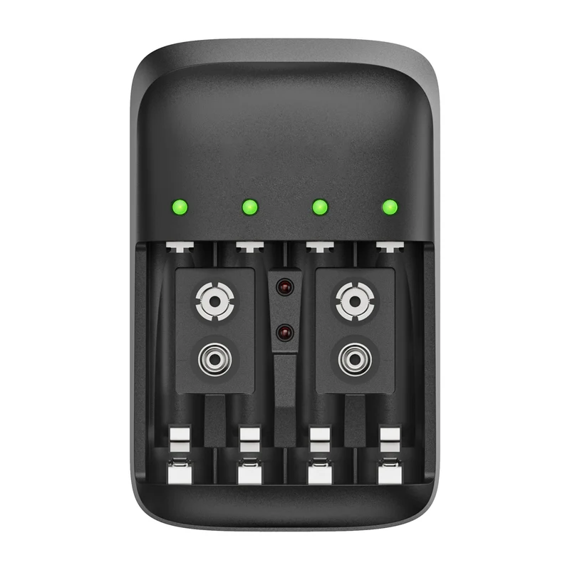 Xcell Stecker Schnell-Ladegerät mit LED, mit Einzelkanalsteuerung für AA, AAA